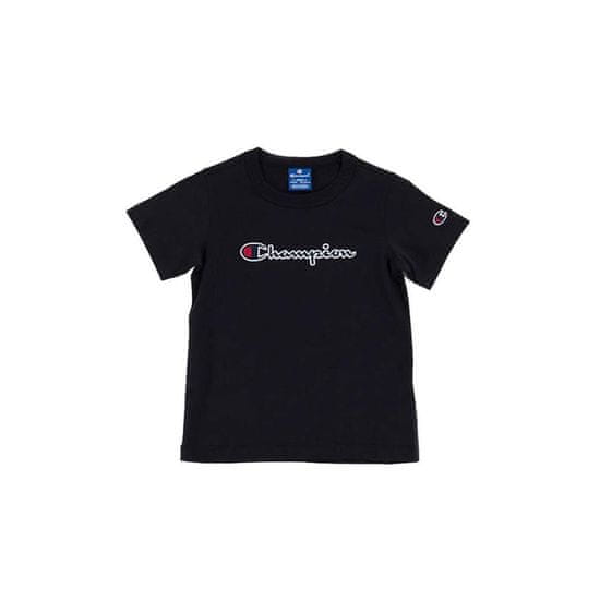 Champion Tričko černé Crewneck Tshirt