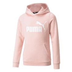 Puma Mikina růžová 116 - 128 cm/XS Ess Logo Hooded