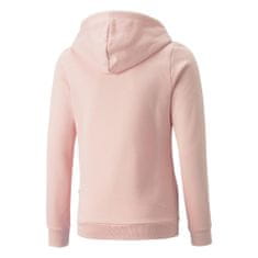 Puma Mikina růžová 116 - 128 cm/XS Ess Logo Hooded