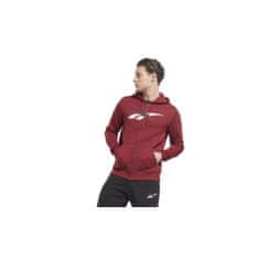 Reebok Mikina vínově červená 170 - 175 cm/S Identity