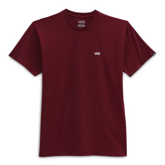 Vans Tričko vínově červené MN Left Chest Logo Tee