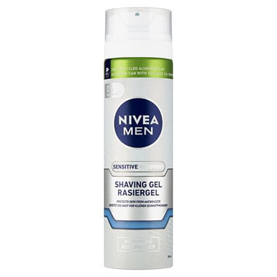 Nivea Obnovující gel na holení pro citlivou pleť Sensitive (Recovery Shaving Gel) 200 ml