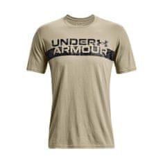 Under Armour Tričko béžové S Camo Chest Stripe SS