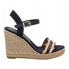 Tommy Hilfiger Sandály 37 EU Corporate Webbing High Wedge