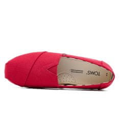 Toms Espadrilky červené 42.5 EU Alpargata Canvas