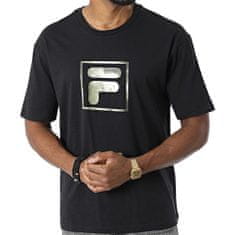 FILA Tričko černé M Brindisi Dropped Shoulder Tee