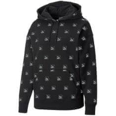 Puma Mikina černá 182 - 187 cm/XL Brand Love Aop Hoodie FL