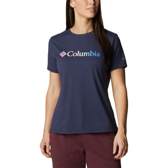 Columbia Tričko tmavomodré Sun Trek SS Graphic Tee