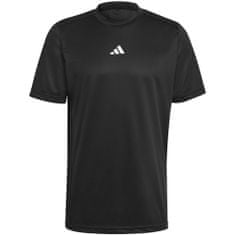 Adidas Tričko na trenínk černé L Techfit Short Sleeve Tee