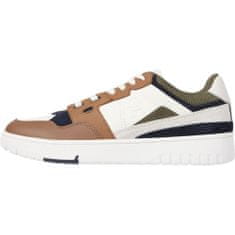 Tommy Hilfiger Boty bílé 44 EU BASKET BETTER II LEATHER MIX