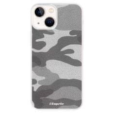 iSaprio Silikonové pouzdro - Gray Camuflage 02 pro Apple iPhone 13 mini