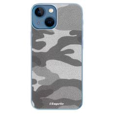 iSaprio Silikonové pouzdro - Gray Camuflage 02 pro Apple iPhone 13 mini