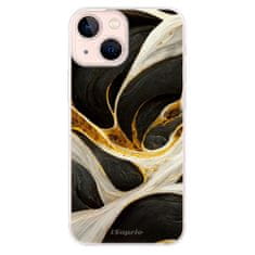 iSaprio Silikonové pouzdro - Black and Gold pro Apple iPhone 13 mini