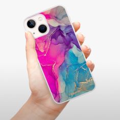 iSaprio Silikonové pouzdro - Purple Ink pro Apple iPhone 13 mini