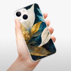 iSaprio Silikonové pouzdro - Gold Petals pro Apple iPhone 13 mini