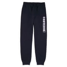 Converse Kalhoty černé 163 - 167 cm/S Go-to Wordmark Standard Fit Fleece Sweatpant Unisex Tepláky Us Xs