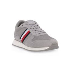 Tommy Hilfiger Boty šedé 42 EU Prt Lo Runner