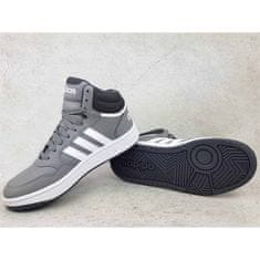 Adidas Boty šedé 38 EU hoops mid 3.0 k