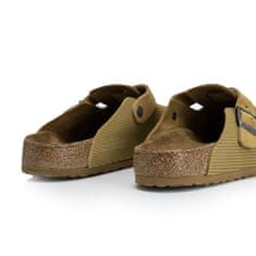 Birkenstock Pantofle olivové 42 EU Boston Corduroy Cork