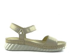 Helios komfort sandály 102 zlatá 37