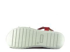 Helios komfort sandály 102 červená 41