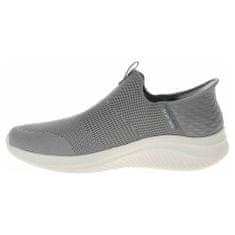 Skechers Boty šedé 43 EU Slipins Ultra Flex 3.0 Smooth Step Gray