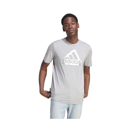 Adidas Tričko šedé Fi Met Tee M