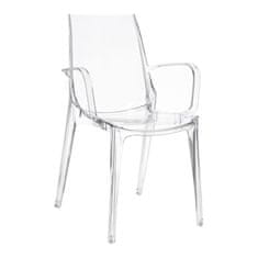 Intesi Židle Vanity Arm chair transparentní