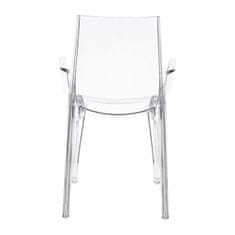 Intesi Židle Vanity Arm chair transparentní