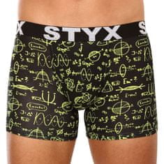 Styx 3PACK pánské boxerky long art sportovní guma vícebarevné (3U12672) - velikost XL