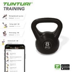 Tunturi Kettlebell poplastovaný 8 kg TUNTURI