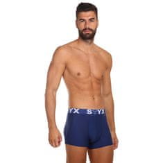 Styx 3PACK pánské boxerky sportovní guma tmavě modré (3G968) - velikost M