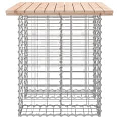 Petromila Zahradní lavice gabionový design 100x70x72 cm masivní borovice