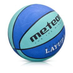 Meteor Míče basketbalové 3 Piłka Koszykowa Layup 3 Niebieska