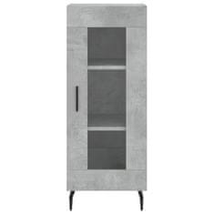 Vidaxl Skříň highboard betonově šedá 34,5x34x180 cm kompozitní dřevo