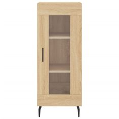 Vidaxl Skříň highboard dub sonoma 34,5 x 34 x 180 cm kompozitní dřevo