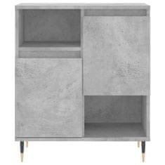Vidaxl Příborník betonově šedý 60 x 35 x 70 cm kompozitní dřevo