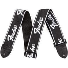 Fender 099-0671-000 Running Logo Strap, Black