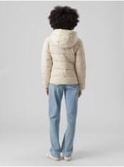 Vero Moda Krémová dámská prošívaná zimní bunda VERO MODA Jessiemie S
