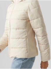 Vero Moda Krémová dámská prošívaná zimní bunda VERO MODA Jessiemie S