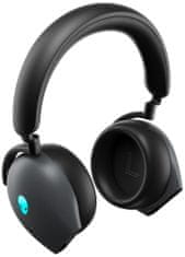 DELL AW920H/ Alienware Tri-Mode Wireless Gaming Headset/ bezdrátová sluchátka s mikrofonem/ černé