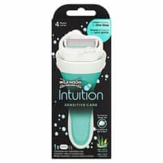 Wilkinson Sword Intuition Naturals Sensitive Care dámský holicí strojek + hlavice 1ks