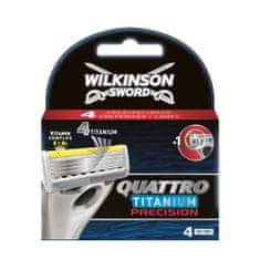 Wilkinson Sword Quattro Titanium Precision náhradní hlavice 4ks