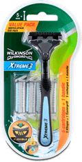 Wilkinson Sword Xtreme3 Hybrid pánský holící strojek + 5ks náhradních hlavic