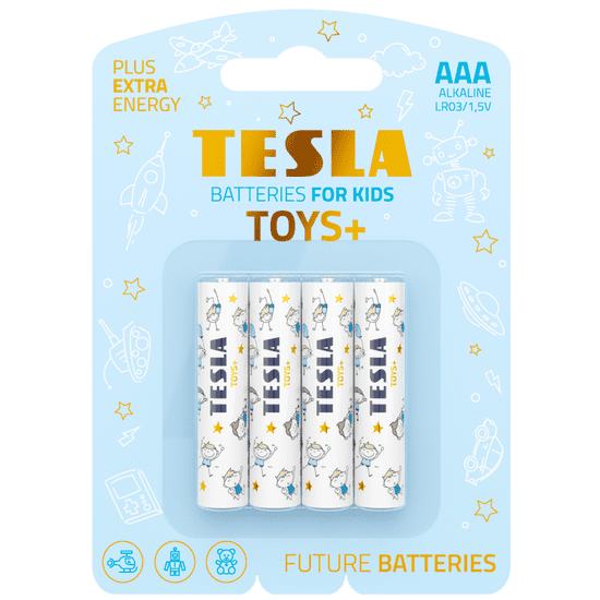 Tesla Batteries TOYS+ BOY AAA 4ks alkalická baterie 1099137294