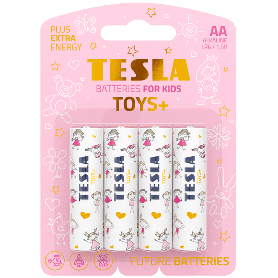 Tesla Batteries TOYS+ GIRL AA 4ks alkalická baterie 1099137293