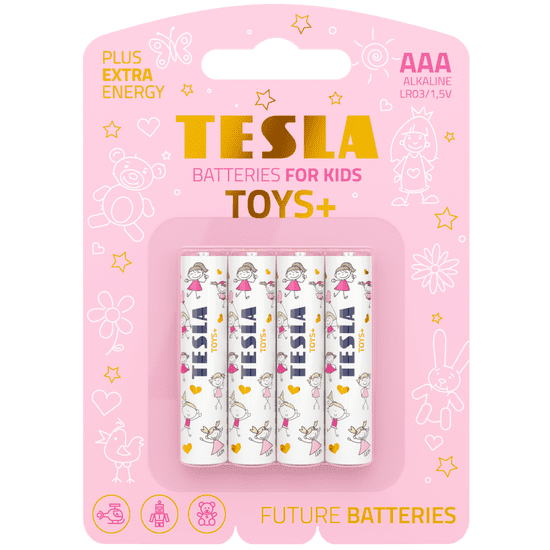 Tesla Batteries TOYS+ GIRL AAA alkalická baterie 4ks 1099137295