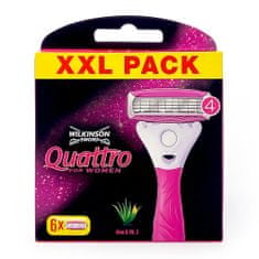 Wilkinson Sword Quattro fof Women Blades-XXL-6-EU20 náhradní čepele (7001147B)