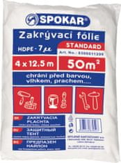 SPOKAR Zakrývací fólie 4x12,5m HDPE 7my [2 ks]