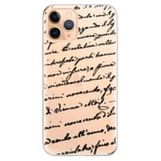 iSaprio Silikonové pouzdro - Handwriting 01 - black pro Apple iPhone 11 Pro